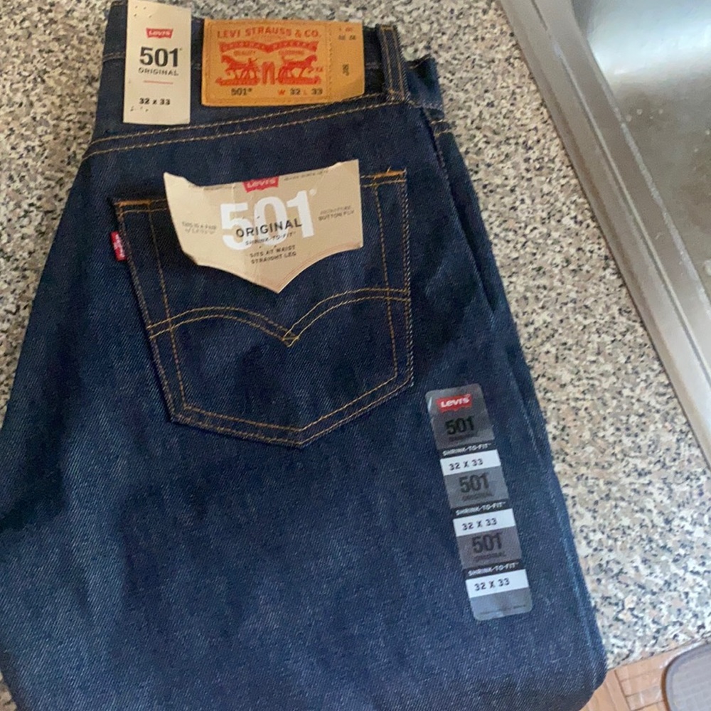 Levi Strauss 501 original denim (32x33)